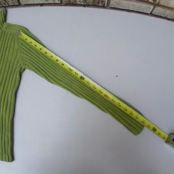 American Eagle Outfitters green ribbed sweater - Picture 7 of 8